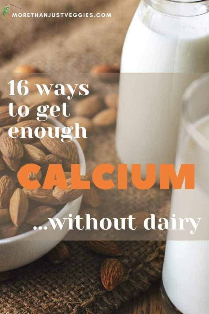 Dairy-free foods rich in calcium