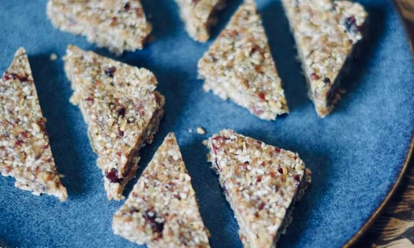 vegan pumpkin seed bars