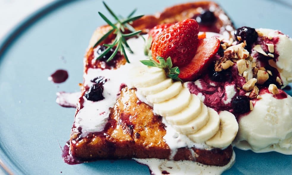 vegan toast ideas sweet