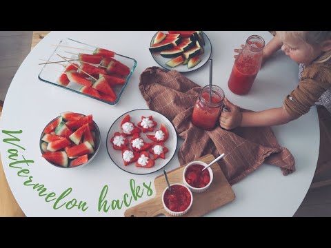 WATERMELON HACKS ● How to cut and serve a watermelon