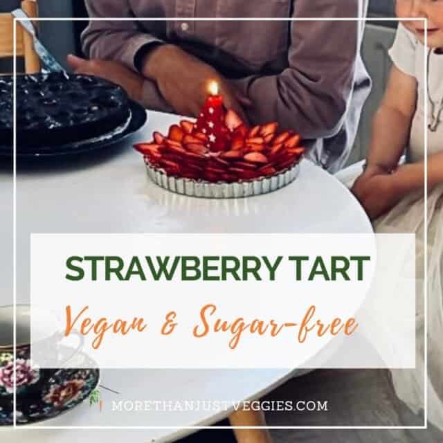 Vegan Strawberry Tart Recipe Sugar-Free